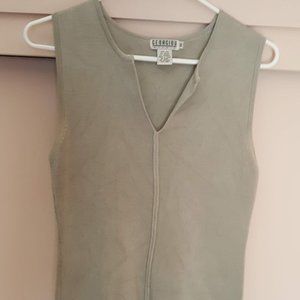 NWOT Geogiou  Silk blend blouse